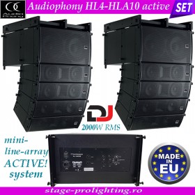 Audiophony HL4-HLA10 active mini-linearray SET